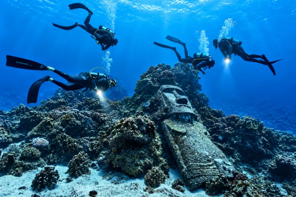 Moai submarino