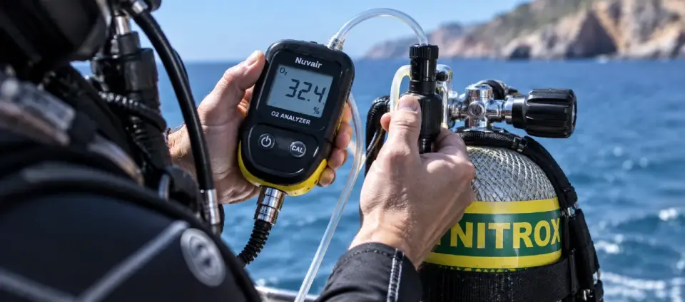 Nitrox: qué cambia realmente cuando sustituimos parte del nitrógeno por oxígeno