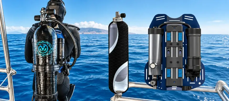 Avelo: el revolucionario sistema de buceo que sustituye el chaleco hidrostático por agua
